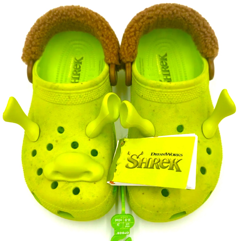 Crocs X Shrek Classic Crocs
